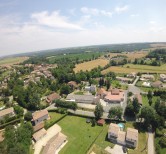 photo vue du ciel des écoles de thil